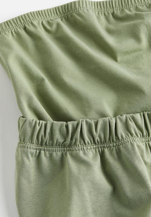 H&M - Mama cotton jersey shorts - green