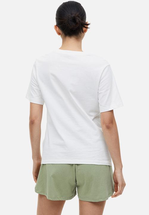 H&M - Mama cotton jersey shorts - green