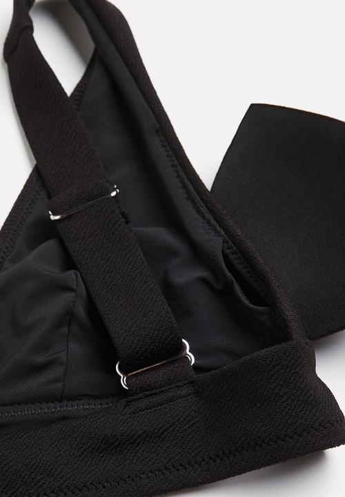H&M - Padded bikini top - black