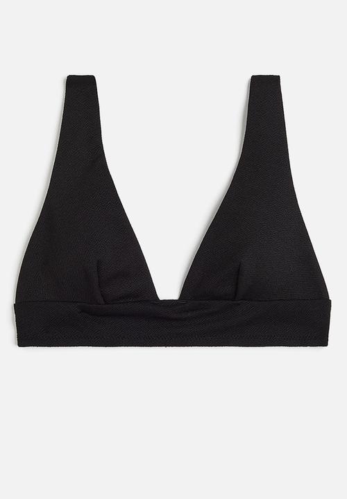 H&M - Padded bikini top - black