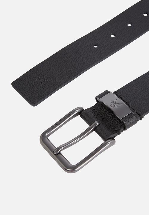 Calvin Klein - Classic round metal k belt 40mm - black