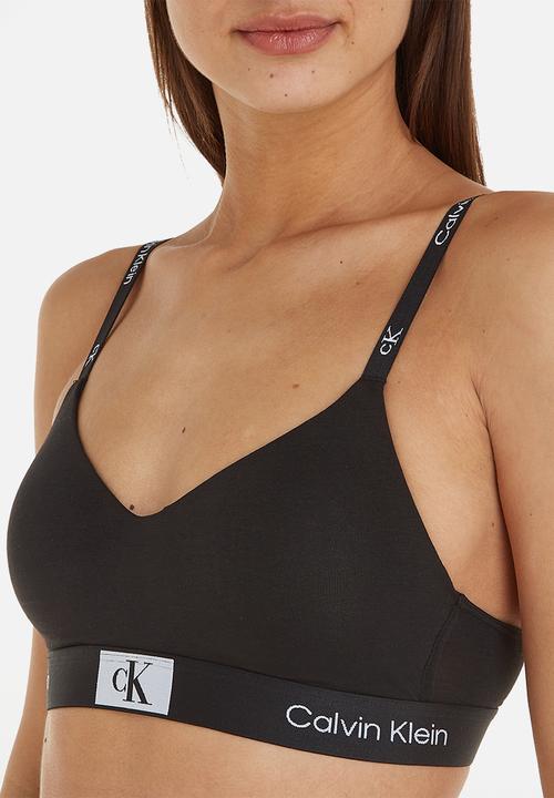 Calvin Klein - Light lined bralette - black 