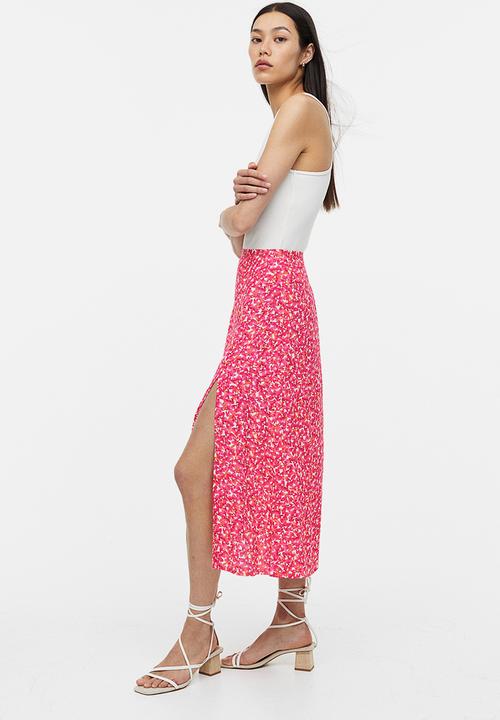 H&M - Crêpe skirt - pink