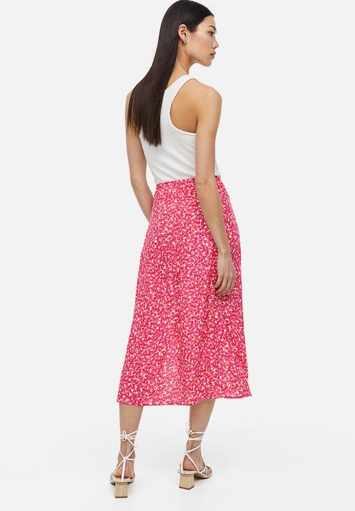 H&M - Crêpe skirt - pink