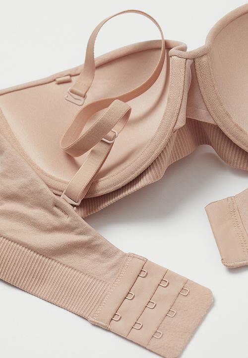H&M - Seamless balconette bra - beige