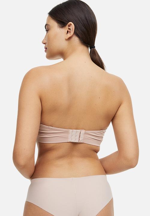 H&M - Seamless balconette bra - beige