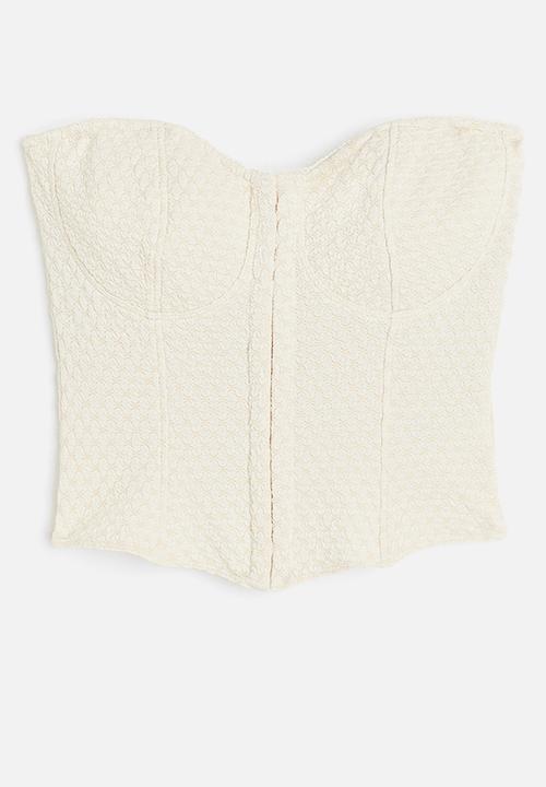 H&M - Corset top - beige