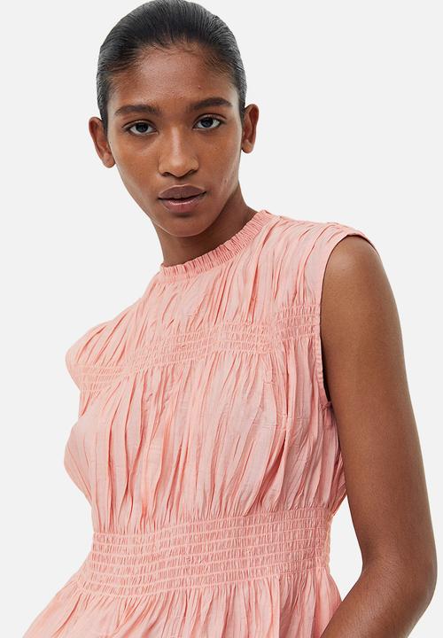 H&M - Crinkled top - pink 