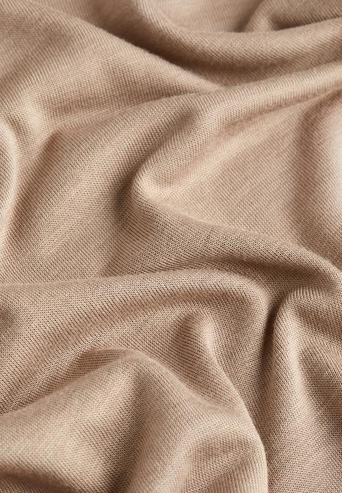 H&M - Cropped jersey trousers - beige