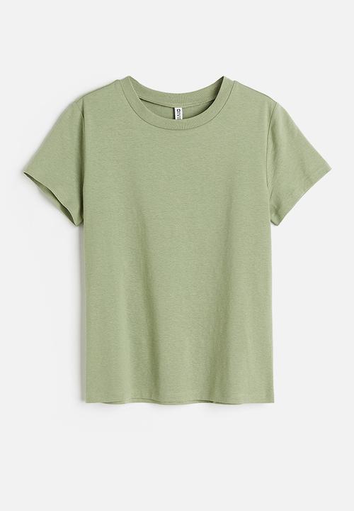 H&M - Fitted t-shirt - green