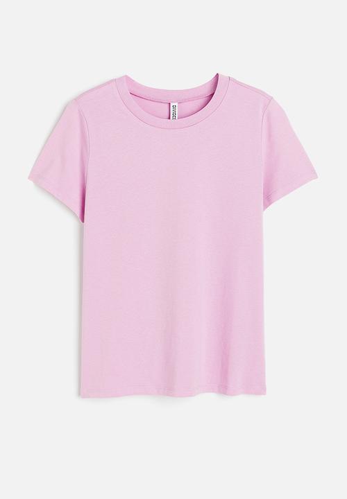 H&M - Fitted t-shirt - pink