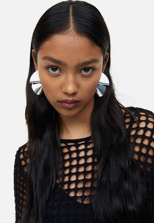 H&M - Hole-knit dress - black