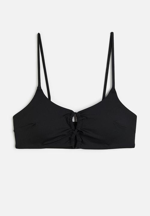 H&M - Padded bikini top - black