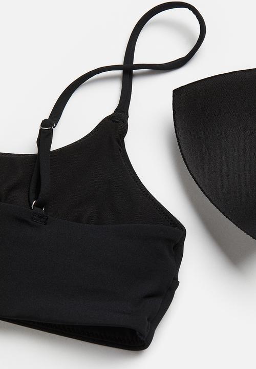H&M - Padded bikini top - black