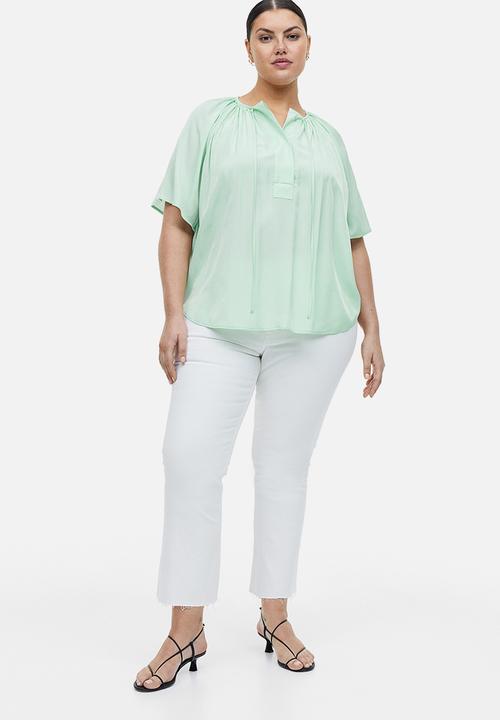 H&M - Oversized blouse - light green