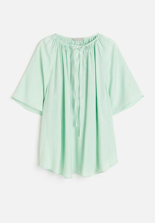 H&M - Oversized blouse - light green