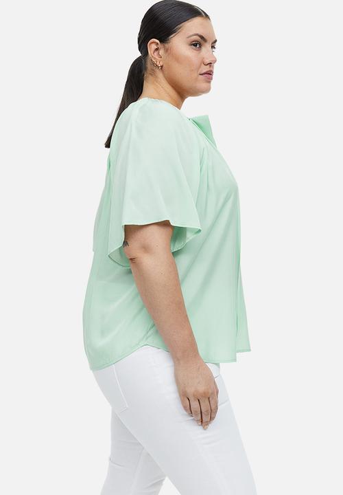 H&M - Oversized blouse - light green