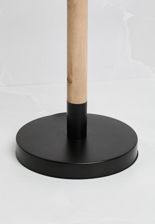 Excellent Houseware - Kitchen roll holder-black