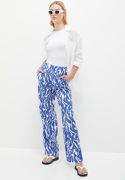 Me&B - Elasticated Tailored Pant - Water