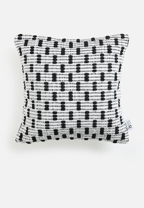 Faerine Cushion Cover - Black & White