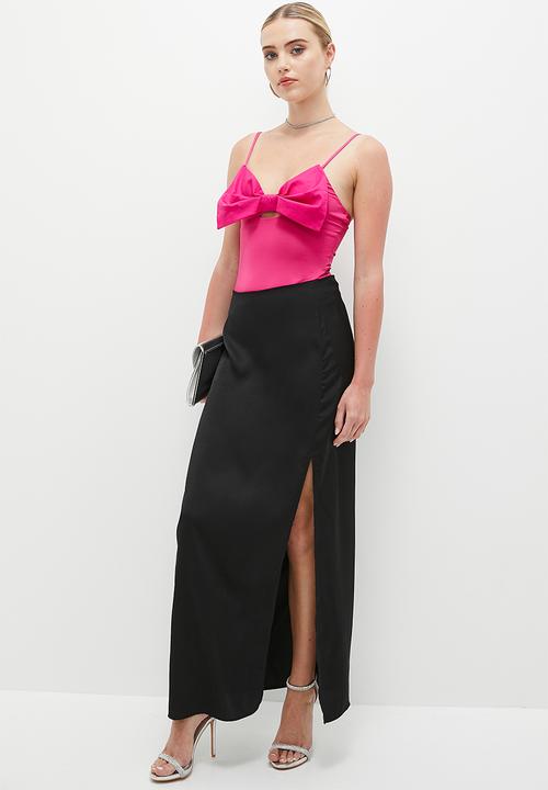 MILLA - Bow bodysuit - magenta