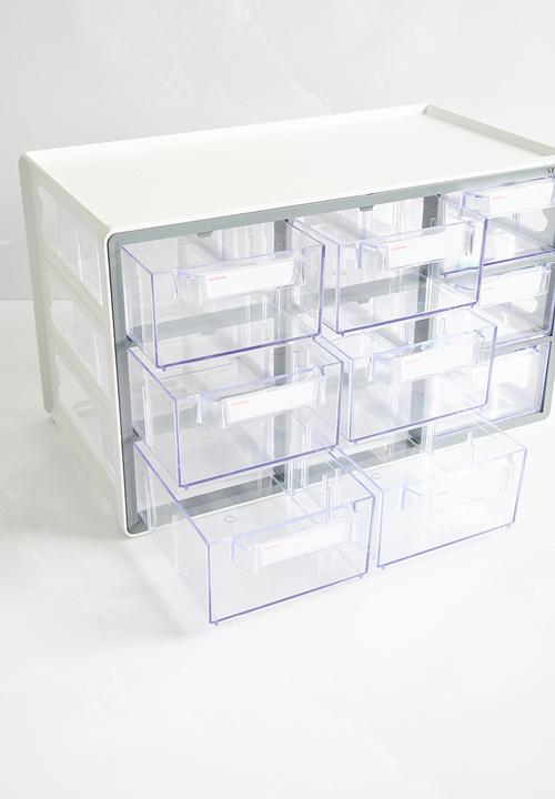 Litem - System multibox 9 drawers - grey