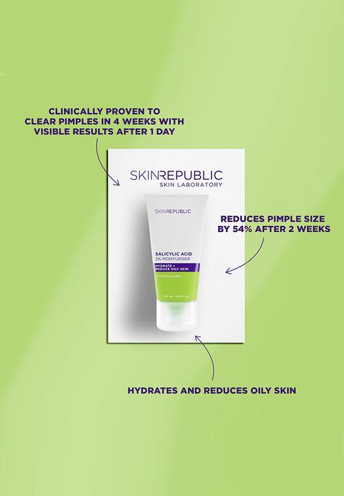 Skin Republic - Salicylic Acid 2% Moisturiser - 50ml