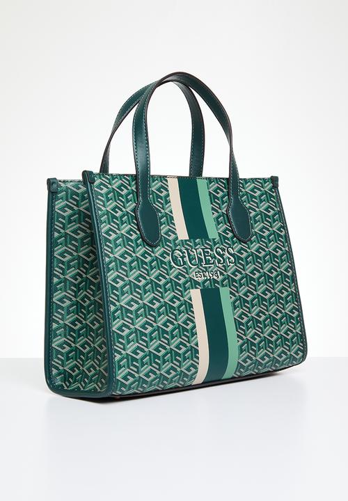 GUESS - Silvana 2 compartment tote - hunter logo
