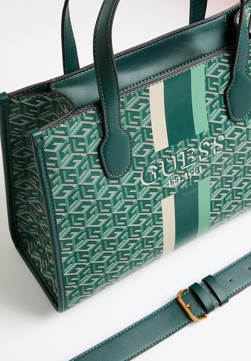 GUESS - Silvana 2 compartment tote - hunter logo