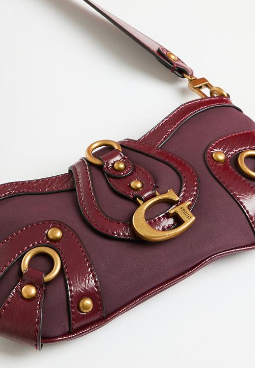 GUESS - Gloss vintage tp zp shouldr bg - merlot