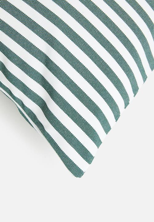 Hertex Haus - Denis Stripe Cushion Cover - Green