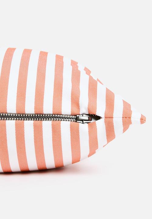 Hertex Haus - Denis Stripe Cushion Cover - Coral