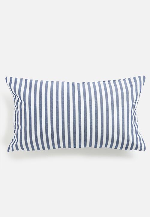 Hertex Haus - Denis Stripe Cushion Cover - Blue