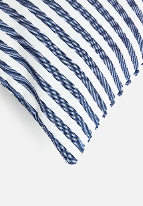 Hertex Haus - Denis Stripe Cushion Cover - Blue