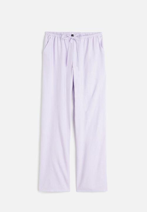 H&M - Wide trousers - purple