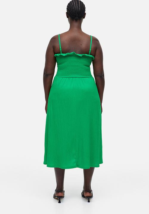 H&M - Smock-topped dress - green