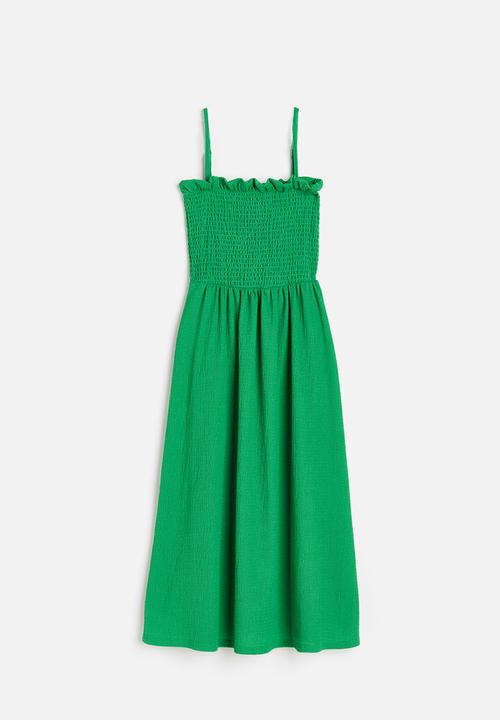 H&M - Smock-topped dress - green