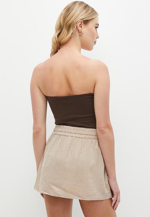 Cotton On - Jessica Tube Top - Dark Oak
