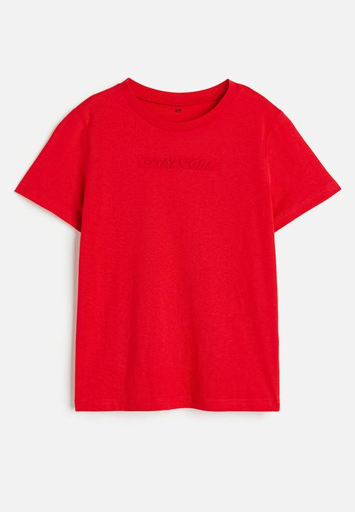 H&M - T-shirt - red