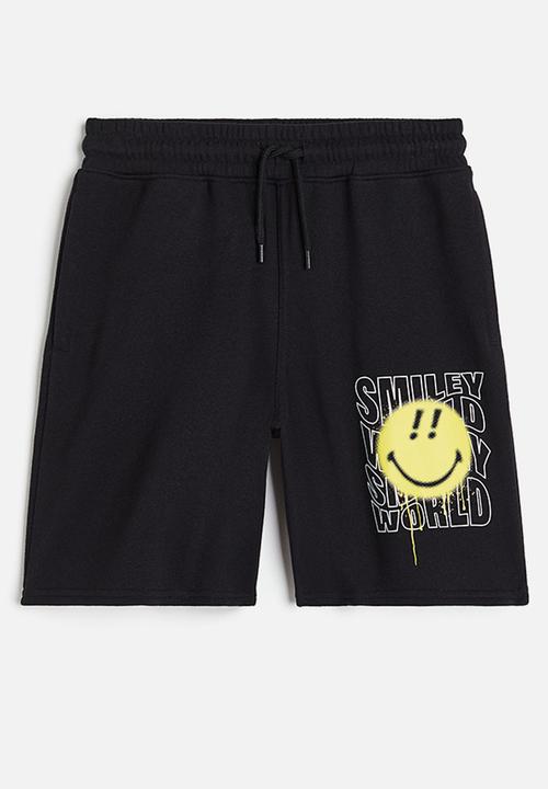H&M - Printed sweatshorts - black,multi