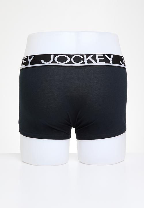 Jockey - 2 Pack exclusive pouch trunk - grey & black