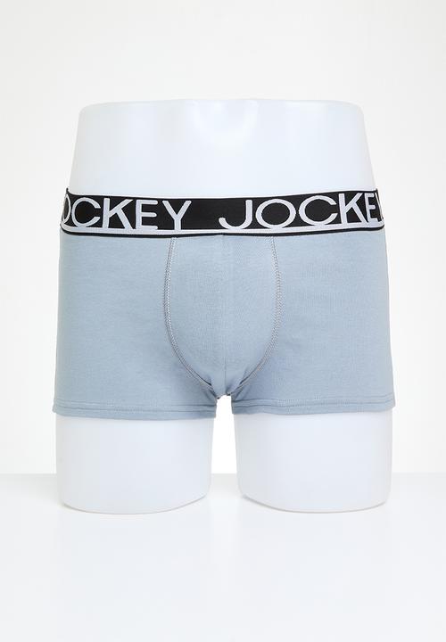 Jockey - 2 Pack exclusive pouch trunk - grey & black