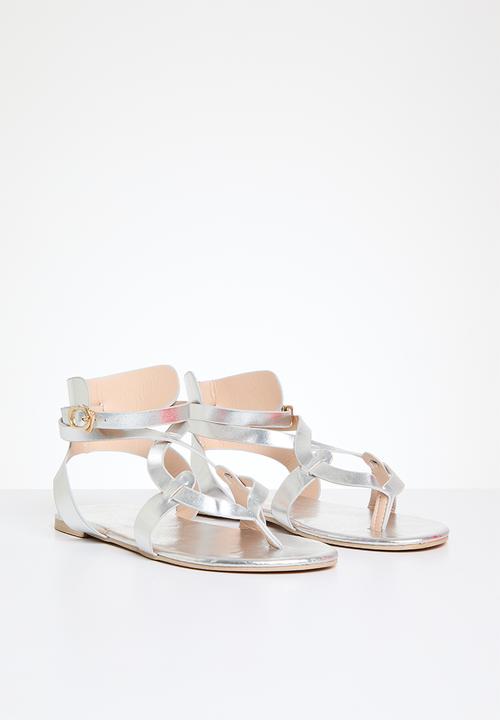 Pop Candy - Thong sandals - silver