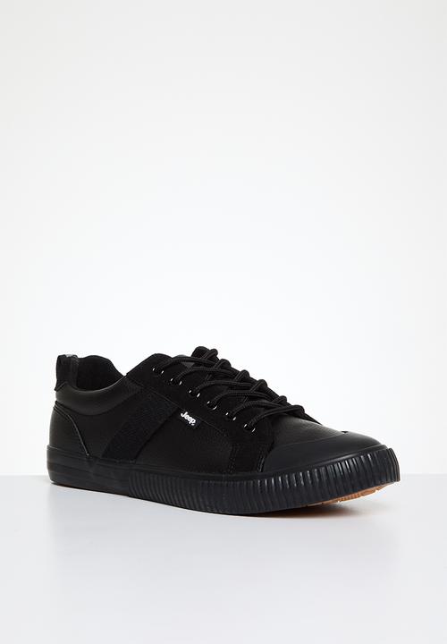 JEEP - Pu vulcanised sneaker - black