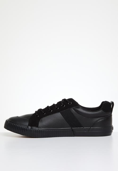 JEEP - Pu vulcanised sneaker - black