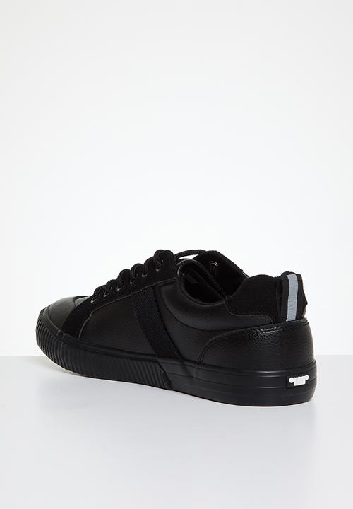 JEEP - Pu vulcanised sneaker - black