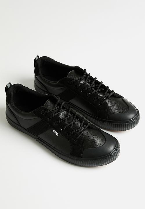 JEEP - Pu vulcanised sneaker - black
