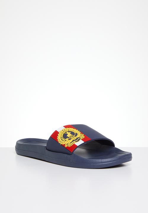 POLO - Crest pool sandal - navy