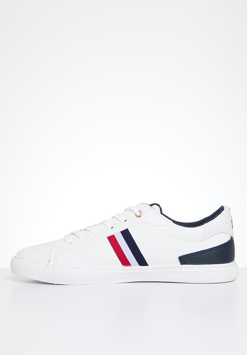 POLO - Petersham side flash sneaker - white