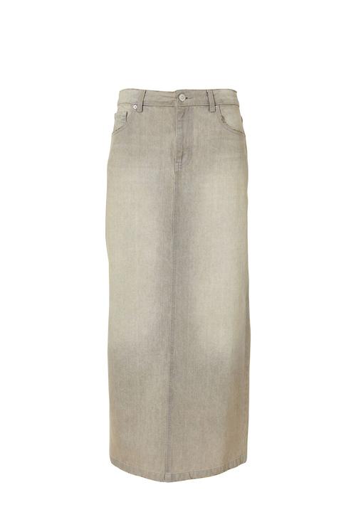 Supré  - Cali denim maxi skirt - grunge grey